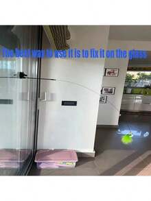 1个（颜色随机）逼真羽毛逗猫棒，带可拆卸强力吸盘，吸力强劲，可替换宠物羽毛铃铛，牢固吸附在地板上，互动猫玩具，适合室内玩耍和运动，无需电池 - 藍色 - 查看 10