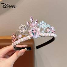 Disney Elsa Princess Headband, Elsa Crown Costume Cartoon Tiara, Cute - Multicolor - View 7