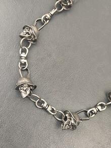 2026 New Model DIY Original Skeleton Pants Chain Fashionable Men And Women Retro Accessories Y2K Light Luxury Goods Anti Theft Wallet Chain Punk Hip Hop Jewelry Festival Gift - Grey - View 11