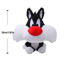 LOONEY TUNES | 1pc New Big Head Series Tasmanian Devil Tweety Sylvester Daffy Duck Plush Toy Movie Cartoon Stuffed Dolls Kids Friends Cute Gift - Multicolor - View 11