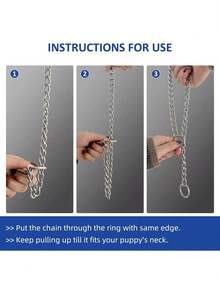 Durable Stainless Steel Anti-Bite Metal Dog Collar, Suitable For Small, Medium And Large Dogs, Training Obedience Pet Collar, Includes Pitbull And Bulldog - Multicolor - View 5