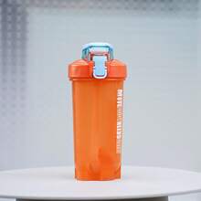 1pc 550ml/19oz Gym Protein Powder Shaker Bottle, Portable Leak-Proof Water Bottle With Mixing Ball, Suitable For Daily Fitness - Gym Workout - Bodybuilding, Great Gift For Friends And Holidays - Multicolor - View 13