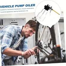 1pc High Pressure Oil Bottle With Copper Nozzle | Durable ABS Plastic Hose, Anti-Drop Design, Fuel Injection, Suitable For All Vehicles, Automotive Lubrication, Refined Cylindrical Design, Transparent Structure - High-pressure Oil Bottle - View 5