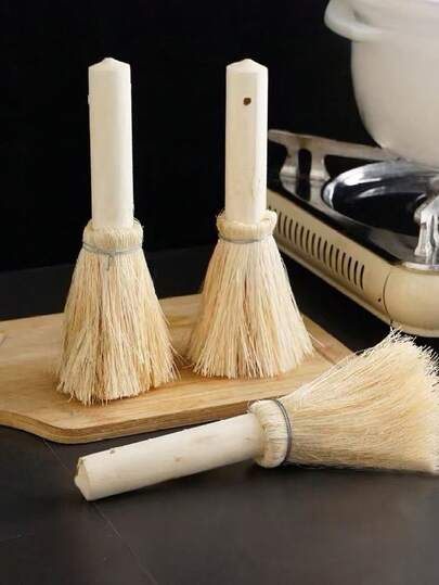 1个多功能木制洗碗刷 - 适用于窗户、桌子和厨房 - 耐用塑料，非常适合家庭和酒店使用。