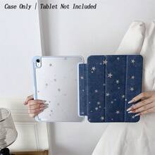 1个星空图案平板电脑保护套 - 适合梦幻优雅风格爱好者和浪漫设计追求者，带笔槽，兼容iPad 5/5Pro/6/6Pro/7/7Pro、Galaxy Tab S10+/S9/A9 - 多色 - 查看 2