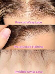 34 Inch 200% Density Straight Real Hair Lace Front Wigs With Natural Hairline - 5*5 13*4 Ear To Ear Straight Pre Plucked Pre Bleached HD Transparent Lace Frontal Wigs Glueless - Ombre Honey Blonde Highlight P4/27 Color - Wear And Go Pre Cutting Pre Ironing Pre Pulling Brazilian Virgin No Glue Needed No Skills Lace Closure Wigs Frontal Glueless - Blended Frontal Human Hair Wigs Glueless Weaves Wigs For Women Daily Use - S4/27 - View 6