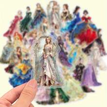 50 Pieces Of Castle Princess Transparent Laser Stickers - Perfect For Laptops, Water Bottles, Skateboards, Etc. - Ideal Holiday And Reward Gifts~~~Available For All Kinds Of Holidays~~~~ - Multicolor - View 4
