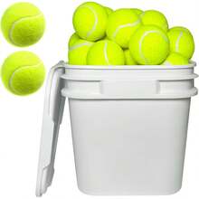 18pcs Tennis Match Tennis Training Bulk Practice Balls Tennis Training, Pet Toys,, Indoor & Outdoor - Tennis Balls Youth And Dogs Y4LH - 1 cái - Xem 1