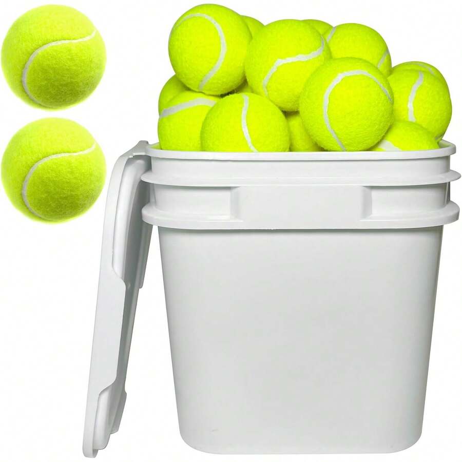 18pcs Tennis Match Tennis Training Bulk Practice Balls Tennis Training, Pet Toys,, Indoor & Outdoor - Tennis Balls Youth And Dogs Y4LH - 1 cái - Xem 1