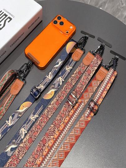 2026新年情人节复古手机挂绳，轻奢真皮耳机挂绳，高级颈链宽版防盗防丢无颈挂带，适合妈妈们