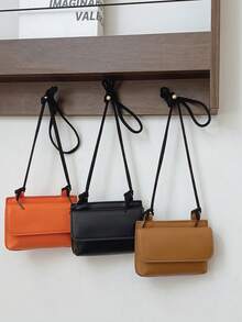 1pc Kids Coin Purse, Mini Card Holder, Retro Design, Can Also Be Worn As A Crossbody Mini Bag, Children Handbag - Mini Card Pack - View 4