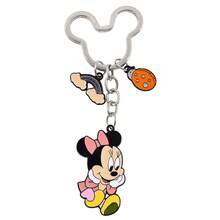 Disney 1pc Cute Cartoon Mickey & Minnie Zinc Alloy Keychain, Fashionable & Delicate Lovely Bow-Tie Mickey Bag Charm, Suitable For Daily Wear Or As A Gift - Multicolor - View 20
