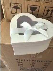 1pc~4pcs Heart-Shaped Bow Gift Box, Transparent PVC Soap Flower Box, Flower Box, With Lid, Ribbon And Clear Box, For Father's Day, Mother's Day, Valentine's Day, Birthday, Couples, Etc., - Multicolor - View 10