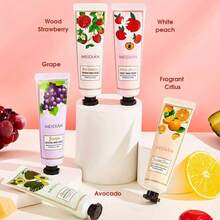 5-Piece Hand Cream Set, Moisturizing And Nourishing Dry And Cracked Hand Lotion, A Gift For Ladies NOIQ - PINK - View 8