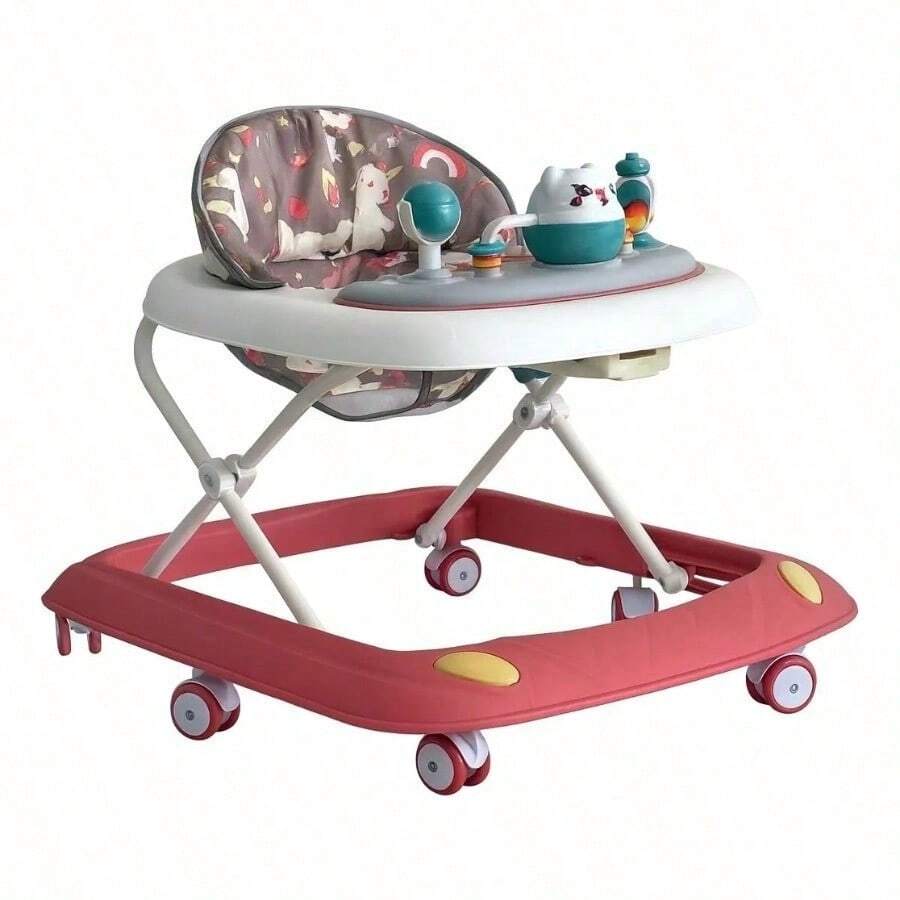 Andadera Para Bebe Uso Rudo Musical Interactiva  A035 - Rosa - Ver 1