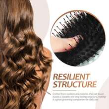 Fvaql Curly Hair Brush,Curl Defining Brush Defining With Side Gear For Combing, Shaping, And Styling Curly Hair, Uitable For All Hair Types, For Both Men And Women(Green) - ColorA - 查看 3