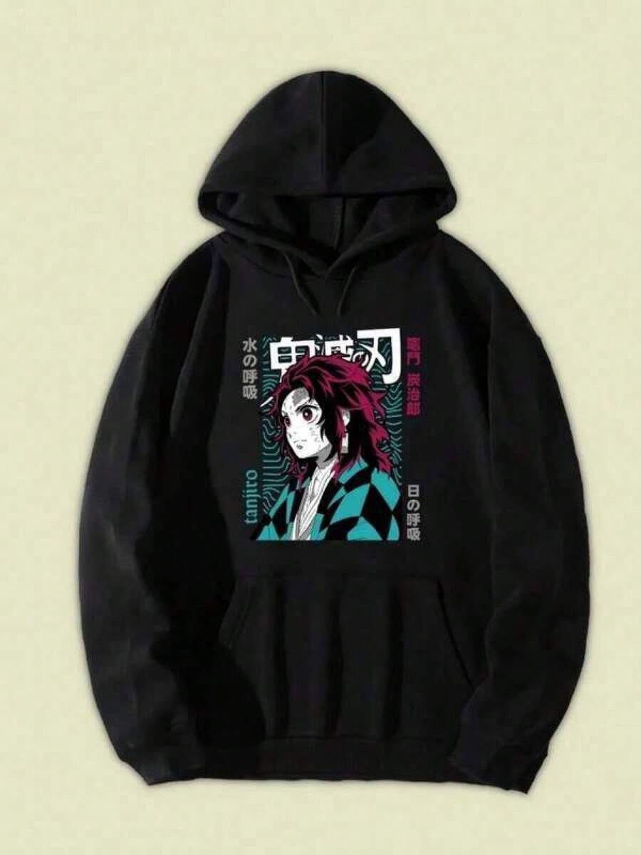 Men Outdoor Hoodies & Sweatshirts - Black - View 1