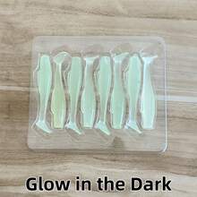 6厘米8克软饵，仿生鱼饵，路亚钓具，TPE材质，高弹性和抗撕裂性，适用于冰钓、微型鱼钓、淡水和海水垂钓 - 彩色 - 查看 19