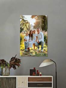 1pc Customized Photo Canvas Print, Personalized Wall Art, Customize Your Photo, Customizable Wooden Framed Canvas Wall Art - Personalized Family Portrait & Action Shots, Wall Decor, Canvas Art, Suitable For Living Room, Bedroom Or Home Office Decoration, Cozy Room Accent Quality Reproduction, Framed Canvas Wall Hanging, Wall Decor, Room Decoration, Customized Poster - Multicolor - View 7