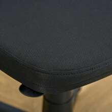Ergonomic Office Chair, Height-Adjustable Swivel Chair, Space-Saving, Black - 黑色 - 查看 7