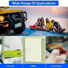 1/3/5pcs Car Dual-Use Card Clip, Can Clip Parking Tickets And Windshield Stickers, Multi-Functional. Designed To Fit Car Interior Space, Easily Store Various Tickets And Cards, Organize Clutter To Keep Interior Clean And Tidy, Universal Fit For All Car Models, Practical And Compact Car Accessory. - 1/3/5PCS Front Window Ticket Folder - View 8