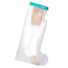 Protector De Yeso O Ferulas Adulto Ducha Para Pierna Larga - Celeste - Ver 1