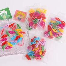 Assorted Candy Color Dopamine Star, Frog, Bow Tie Mini Hair Clips, Pet Hair Accessories - Multicolor - View 8