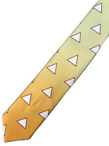 两件套时尚动漫角色扮演领带套装 - 绿色领带和黄色领带，经典角色扮演服装配饰及日常穿着 - 彩色 - 查看 6