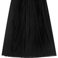 Sexy Off-The-Shoulder Fitted Sheer Net Dress - Black - View 6
