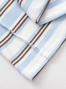 Balabala Boys Long Sleeve T-Shirt, Crew Neck, Soft Comfortable Fabric, Easy Movement, Long-Lasting Spring Wear - Blue Tint - View 8