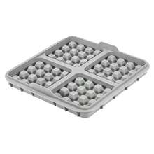 1个方形华夫饼模具，空气炸锅硅胶烤盘，硅胶材质，不粘烤盘，适用于大多数4-7夸脱空气炸锅，可清洗重复使用，可制作比利时华夫饼，可用洗碗机清洗 - 彩色 - 查看 10