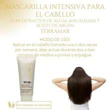 Mascarilla Capilar intensiva Terramar con Argan,Macadamia y Algas- Hidratacion y Anti Frizz 200g - Coconut - Ver 3