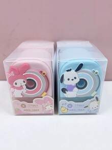 Sanrio 1pc Sanliou Cartoon Manual Pencil Sharpener, Automatic Lead In Hand Cranked Portable Pencil Sharpener - Multicolor - View 3