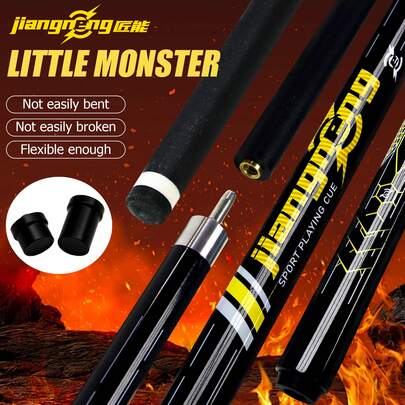 Professional Grade Fiberglass Billiard Cue - 12.5mm Multi-Layer Tip, 304 Stainless Steel Joint, Anti-Bending Technology (Advanced Coating), Designed For Competitive Players, Great Gift For Christmas, Father's Day, Valentine's Day - Durable And Precise Billiard Equipment