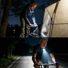 可充电户外运动头灯，亮度可调，可用作阅读夜灯、办公辅助灯、卧室台灯 - 充電款 - 查看 3