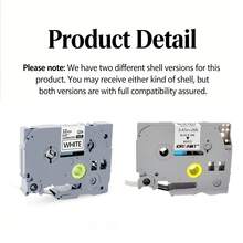 5 Packs Compatible Brother TZe-231 12mm 0.47" Label Tape Refill - Laminated White Label Tape, For P-Touch Label Printers PTD210 PTD220 PTH110 PTD600 - TZe231 Brother Label Printer Tape, 26.2ft (8m)