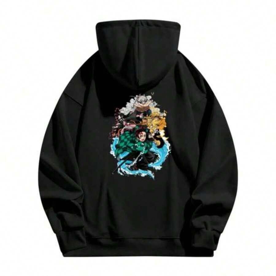 Men Outdoor Hoodies & Sweatshirts - Black - View 1
