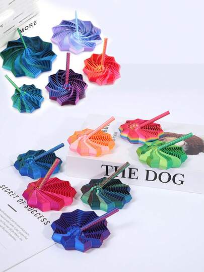 3D打印胡萝卜叠叠乐益智玩具，附赠礼品袋，趣味新颖的桌面玩具，适合办公室使用，多种颜色可选，适合成人消磨时间，也是节日、生日和朋友馈赠的绝佳礼物。