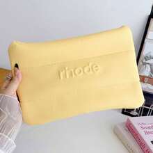 Hailey's Favorite Cosmetic Bag, Lip Gloss And Phone Case, A Spacious Hailey Bag. - Màu vàng - Xem 2