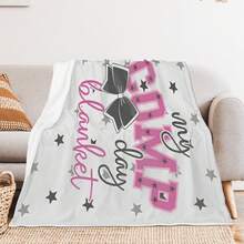 My Comp Day Blanket Cartoon Soft Cozy Multipurpose Throw Warm Plush Fleece Lightweight Sofa Bed Blanket Gift For Home Office Travel - 彩色 - 查看 6