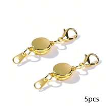 5件套磁性项链扣环及闭合装置 - 圆形手链延长扣、磁性项链扣环及闭合装置、磁性项链延长器、项链扣环辅助工具、珠宝制作配件手链延长器 - 彩色 - 查看 13