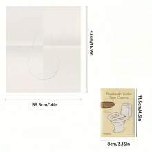 30片装可重复使用马桶垫 - 独立包装便携式卫生巾，适用于旅行、飞机、公共卫生间、浴室、酒店和露营 | 卫生一次性浴室用品 | 便捷旅行装 | 易于使用的包装，旅行收纳袋，浴室配件，露营和徒步旅行装备，个人护理用品 - 彩色 - 查看 2