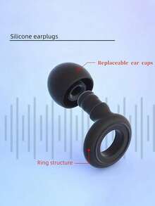 1 para wielokrotnego użytku silikonowych zatyczek do uszu, zawiera 3 pary dużych/średnich/małych końcówek dousznych - miękkie i wygodne zatyczki do uszu, odpowiednie do spania, pływania, koncertów i nauki - mieszane kolory, dobrze dopasowane, dyskretny design, trwały materiał, niezbędne do zatyczek do uszu zaprojektowanych na koncerty, silikonowe zatyczki do uszu, specjalnie zaprojektowane do snu, super dźwiękoszczelne urządzenie, ochrona przed hałasem, nakładka przeciw chrapaniu, nauka chrapania, nauszniki anty-hałasowe - Wielokolorowe - Zobacz 5