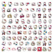 85pcs Cute Cartoon Hello Kitty Stickers - Suitable For Laptops, Phone Cases And Diaries - Multicolor - View 1