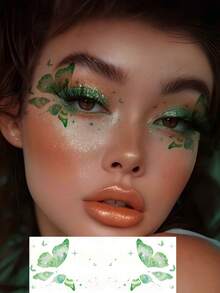 6 hình xăm tạm thời hình bướm lấp lấp lánh, hình xăm mặt tiên chống nước, hình xăm tạm thời dễ thương, nhiều màu sắc, thích hợp cho Ngày Valentine, lễ hội, tiệc tùng, hẹn hò mùa hè, cosplay, phụ kiện lễ Phục sinh. - Nhiều màu - Xem 3