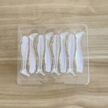 6厘米8克软饵，仿生鱼饵，路亚钓具，TPE材质，高弹性和抗撕裂性，适用于冰钓、微型鱼钓、淡水和海水垂钓 - 彩色 - 查看 12