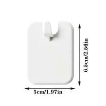 10pcs Portable White Photo Album Hooks, Damage-Free Nails, For Hanging Wedding Photos, Wedding Portraits, Wall-Mounted Frame Stands, No Drilling Required, Easy Installation. - Multicolor - View 3