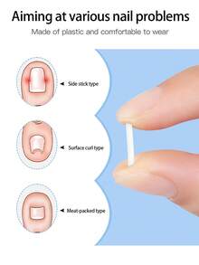 1 Set Ingrown Toenail File Stainless Steel Ingrown Toenail Removal Kit Nail Cleaner Portable Pedicure Tools,Travel And All Seasons - Multicolor - View 5