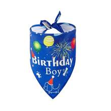 Dog Birthday Bandana Scarf, Happy Birthday Boy Girl Dog Neckerchief, Pet Birthday Party Costume Accessories - Multicolor - View 13