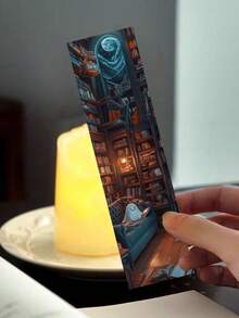 30 piezas Marcapáginas de fantasmas de biblioteca leyendo, fantasmas personalizados, creativos, para marcar páginas de libros, regalos no repetitivos - Multicolor - Ver 10